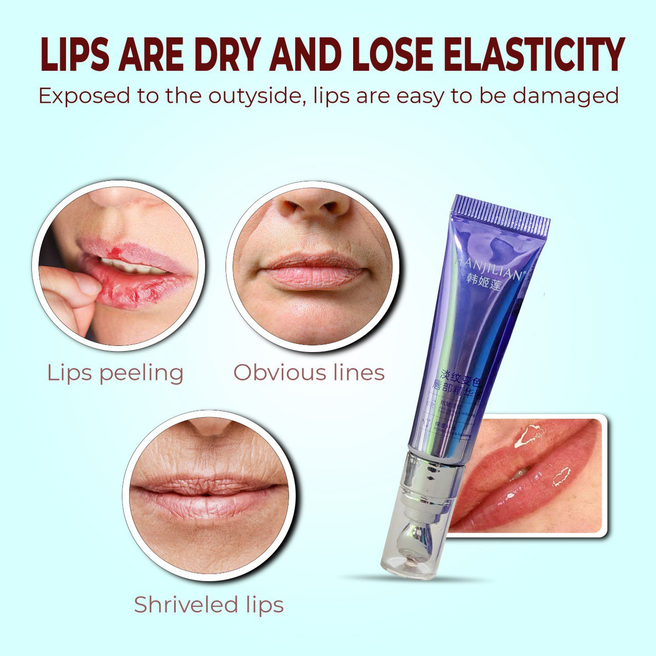 Hanjilian Lip Liner ( Moisturizing Non-stick cup)